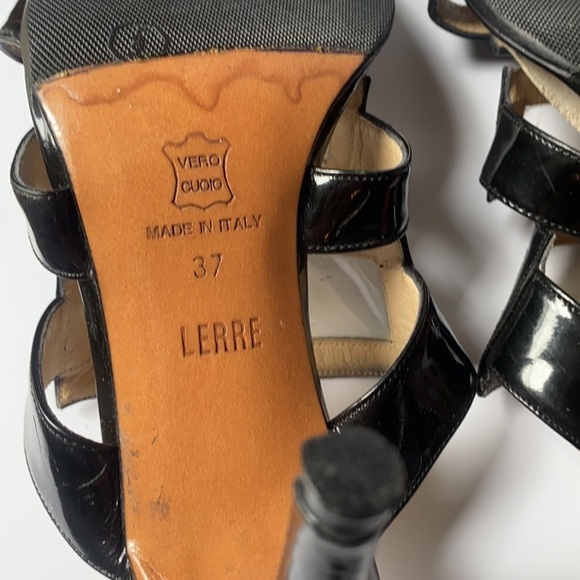 Vintage 1990s‎ Todd Oldham Springolator leather heels, black patent leather - Picture 8 of 12